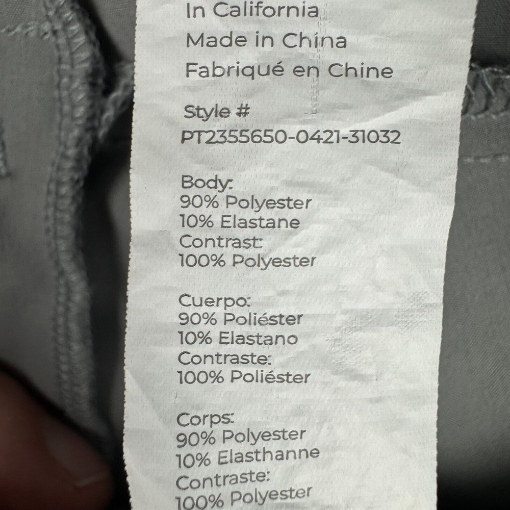 Fabletics The Only Pants‎ Mens 31x30 Slim Fit Performance Stretch Golf Gray - Picture 11 of 11